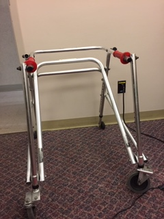 Reverse walker for a differently-abled person